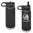 Black 20oz Polar Camel Vacuum Insulated Water Bottle