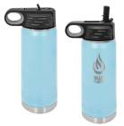 Laser Engravable Light Blue 20oz Polar Camel Vacuum Insulated Water Bottle