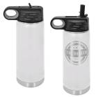 Laser Engravable White 20oz Polar Camel Vacuum Insulated Water Bottle