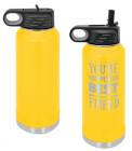 Laser Engravable Yellow 32oz Polar Camel Vacuum Insulated Water Bottle
