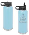 Light Blue 40oz Polar Camel Vacuum Insulated Water Bottle
