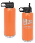 Orange 40oz Polar Camel Vacuum Insulated Water Bottle