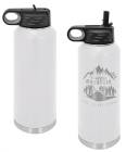 White 40oz Polar Camel Vacuum Insulated Water Bottle
