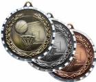 Diamond Cut Basketball Award Medal