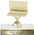 4 1/4" Gold Computer Laptop Trophy Kit