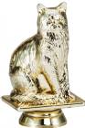 3" Cat Trophy Figure Gold