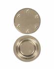 Metal 11/16" Diameter Round Magnet with Adhesive