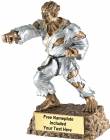 6 3/4" Monster Hand Painted Resin Karate Trophy