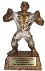 9" Large Monster Hand Painted Resin Victory Trophy