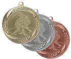 2 1/4" Wrestling Laurel Wreath Award Medal