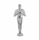 5 3/4" Metal Achievement Male Silver Trophy Figure