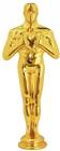 8 3/4" Metal Achievement Male Gold Trophy Figure