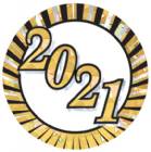 2" Sunburst 2021 Mylar Trophy Insert