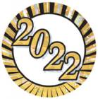 2" Sunburst 2022 Mylar Trophy Insert