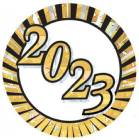 2" Sunburst 2023 Mylar Trophy Insert