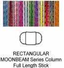 Rectangular Moonbeam Trophy Column Full 45" Stick