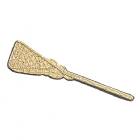 Gold Lacrosse Chenille Insignia Pin - Metal