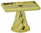 Gold 2" Rectangular Pedestal Trophy Riser