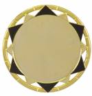 2 5/8" Gold / Black Plaque Mount with 2" Insert Holder