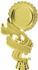 5 3/4" Gold Swirl 2" Insert Holder Figure