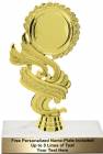 6 1/2" - 2" Insert Holder "Swirl" Trophy Kit