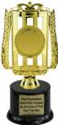 7 3/4" Tablet 2" Insert Holder Trophy Kit with Pedestal Base