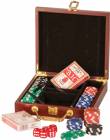 Rosewood Finish 100 Chip Poker Gift Set