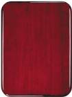 10 1/2" x 13" Rounded Rosewood Piano Finish Plaque Blank