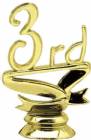 2 1/4" 3rd Place Trophy Trim Piece