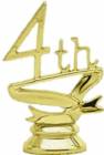 2 1/4" 4th Place Trophy Trim Piece