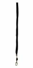 Black Lanyard with Hook and Adjustable Ball 3/8" x 36"