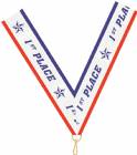 7/8" x 32" 1st Place Neck Ribbon with Snap Clip