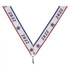 7/8" x 32" 2022 Neck Ribbon with Snap Clip