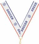 7/8" x 32" Soccer Neck Ribbon with Snap Clip