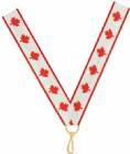 7/8" x 32" Canada Neck Ribbon with Snap Clip