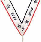 1 1/2" x 32" 2015 Neck Ribbon with Snap Clip