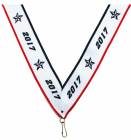 1 1/2" x 32" 2017 Neck Ribbon with Snap Clip