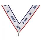 1 1/2" x 32" 2023 Neck Ribbon with Snap Clip