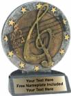 4 1/2" Music All Star Trophy Resin