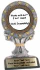 6 1/4" All Star Trophy Resin with 2" Insert Holder