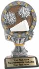 6 1/4" Cheerleader All Star Trophy Resin