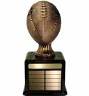 17" Antique Gold Fantasy Football League Champion Trophy Black Base