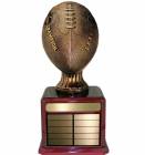 17 " Antique Fantasy Football League Champ Trophy Rosewood Base