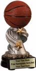 5 3/4" Basketball Trophy Encore Series Hand Painted Resin