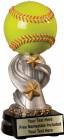 7" Softball Trophy Encore Series Hand Painted Resin