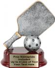 5 1/4" Pickleball Hand Painted Resin Trophy