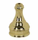 3 1/2" Gold Stem Trophy Riser