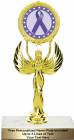 8 1/4" Purple Ribbon Awareness Trophy Kit