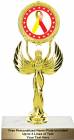 8 1/4" Red Yellow Ribbon Awareness Trophy Kit