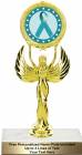 8 1/4" Teal Ribbon Awareness Trophy Kit